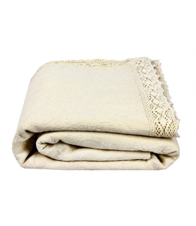 

Жаккардовое покрывало Gold Soft Life Odel бежевое 240*260 ts-02855