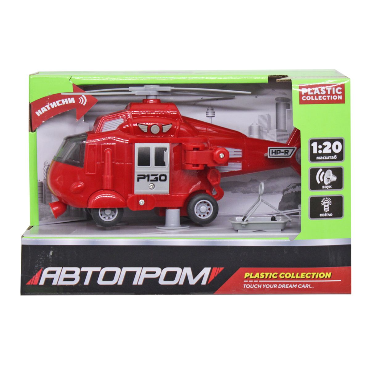 

Вертолет музыкальный из серии Автопром красный Автопром (7678ABCD) (173656)