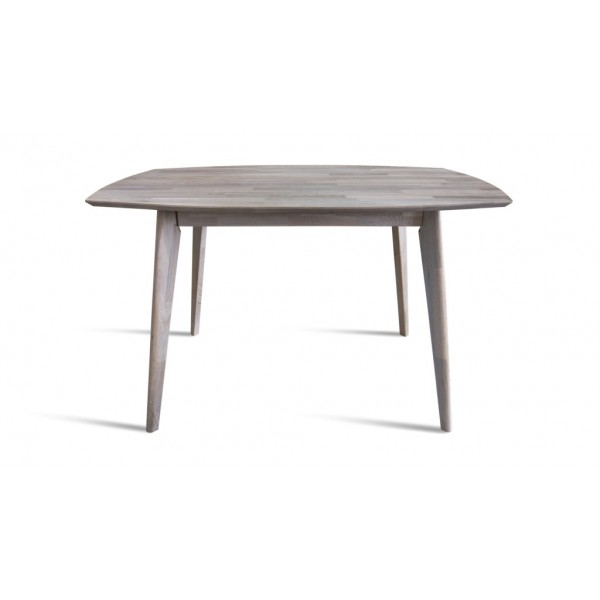 

Стол обеденный не раскладной 160х80 см из натурального дерева Нордик R Грамма Серый