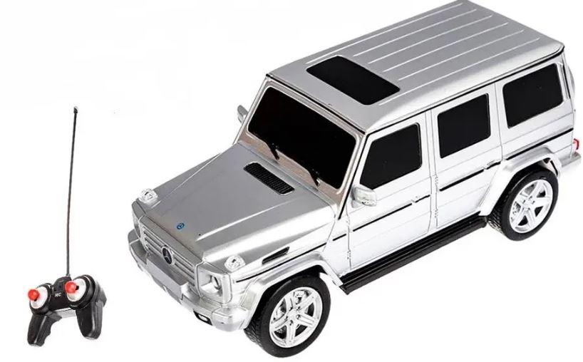 

Машинка Mercedes-benz G55 AMG Brabus Мерседес Гелендваген Брабус на радиоуправлении, 1:24, Автопром, 8807 Серый