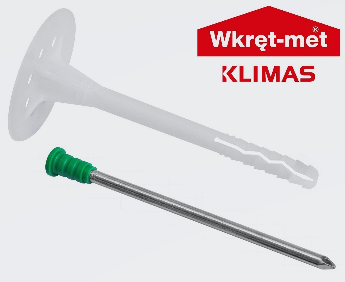 

Дюбель фасадний для мінеральної вати Wkret-Met з металевим цвяхом LMX 10x200 мм (упак 200 шт)