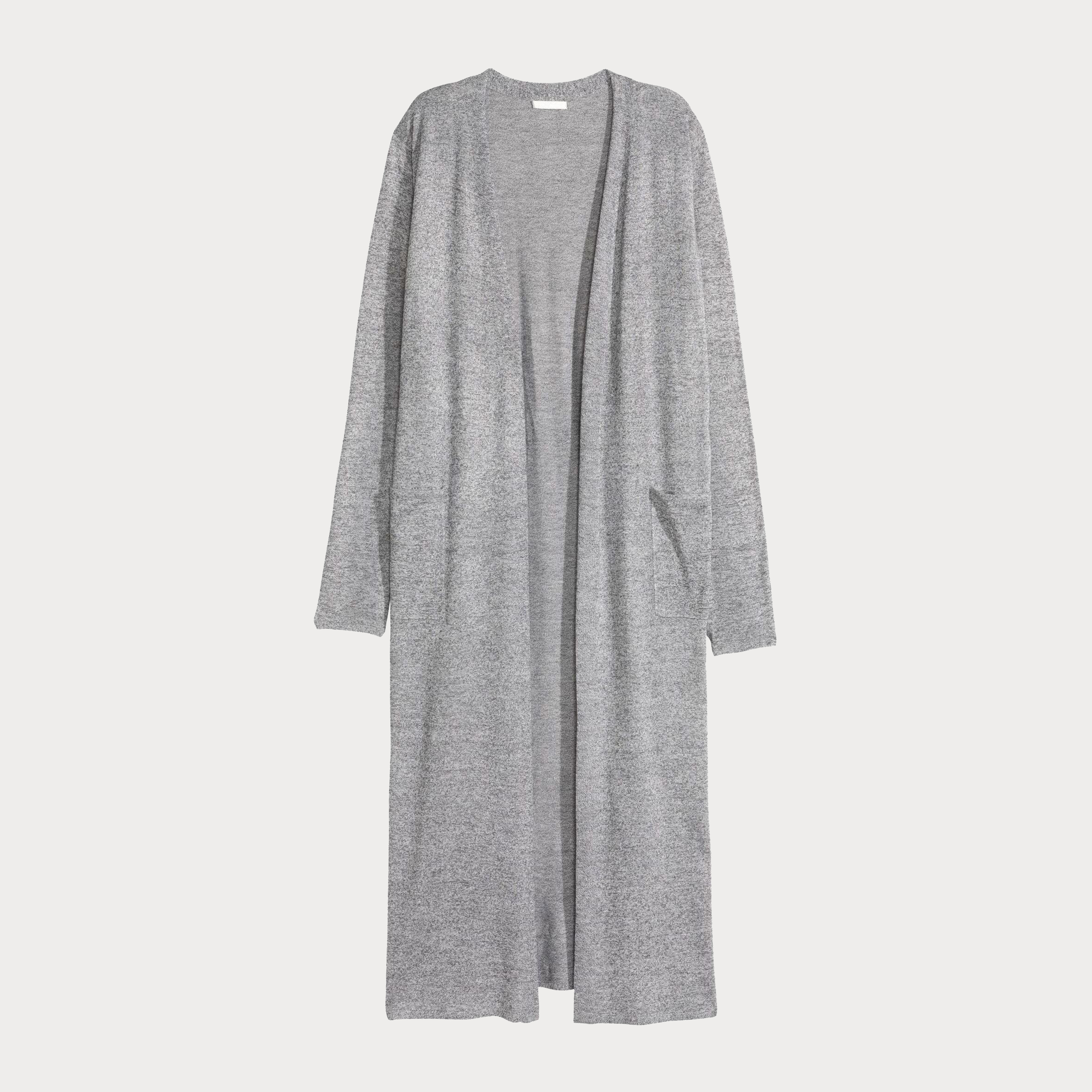 

Кардиган H&M 3696913-AAXA S Серый с белым