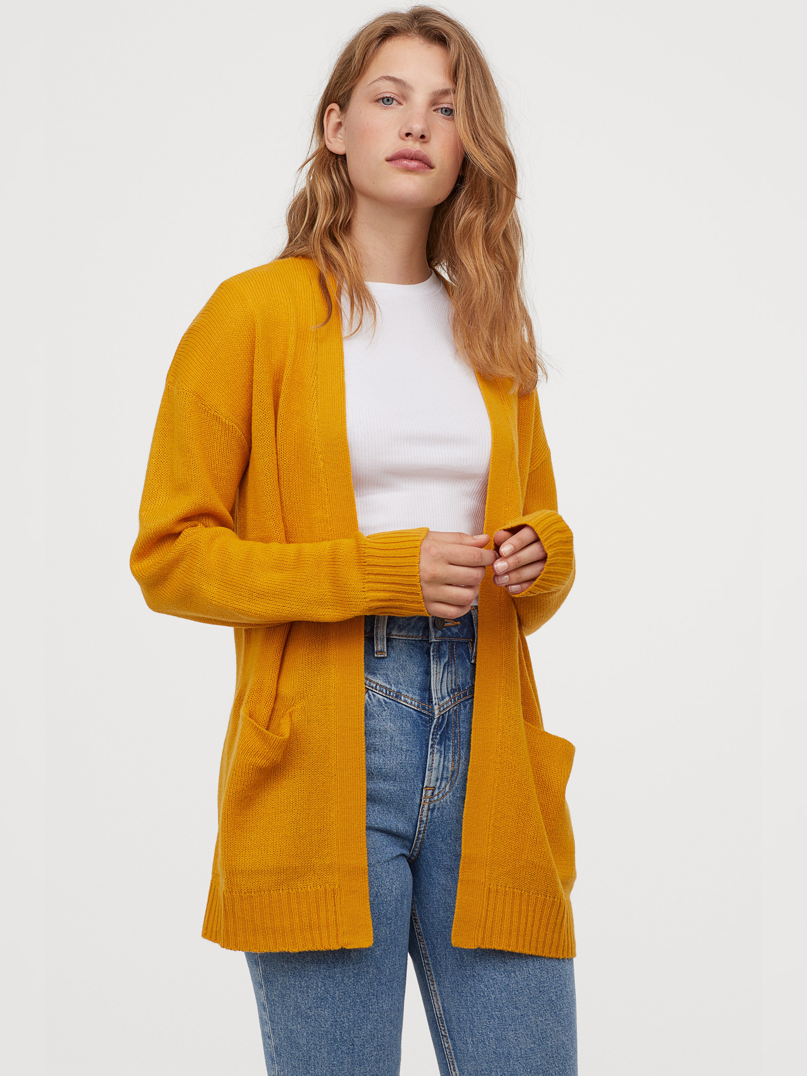 

Кардиган H& 0687524-0  Желтый, Кардиган H&M 0687524-0 M Желтый