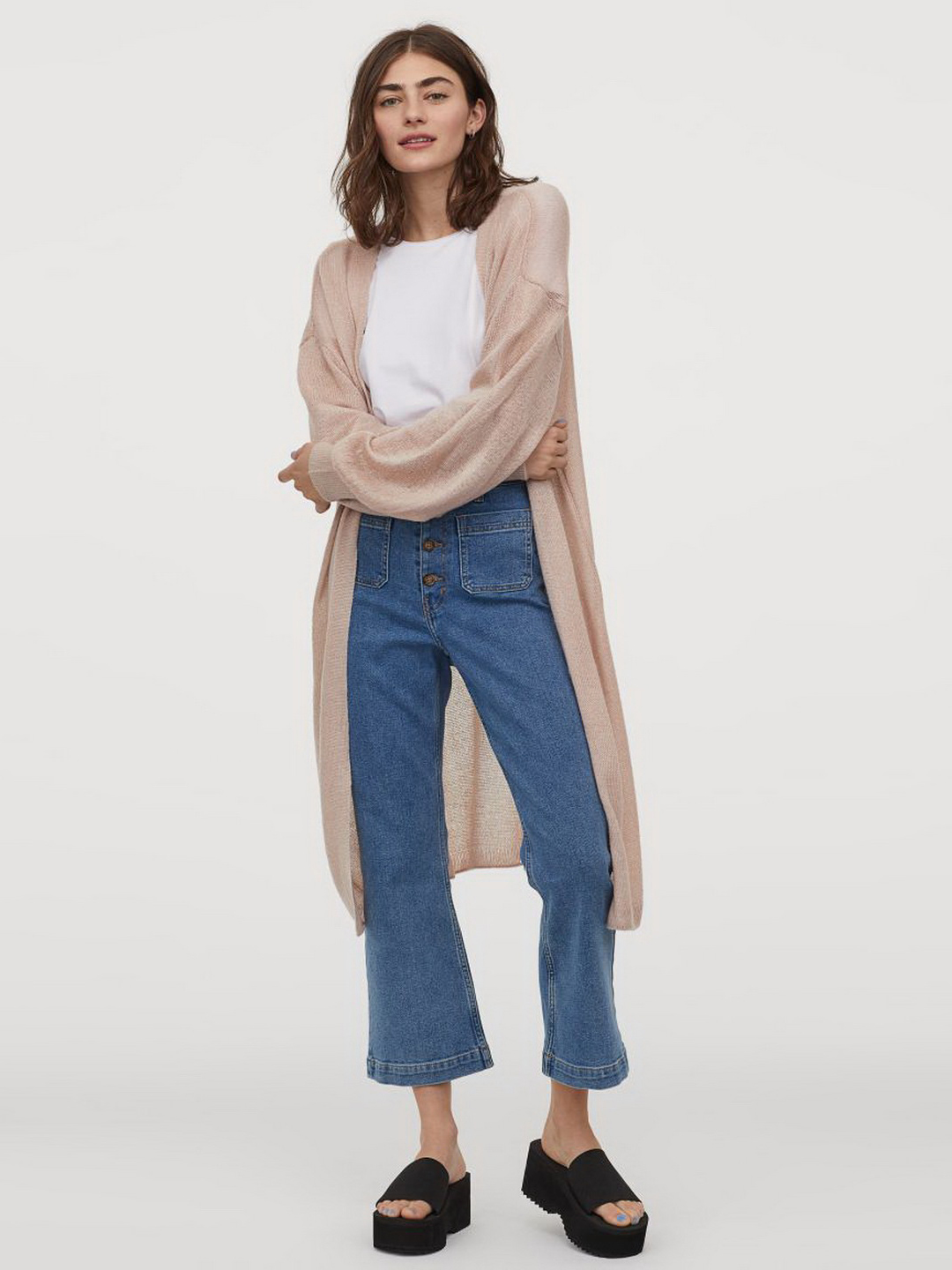 

Кардиган H&M 0669893-1 L Розовый