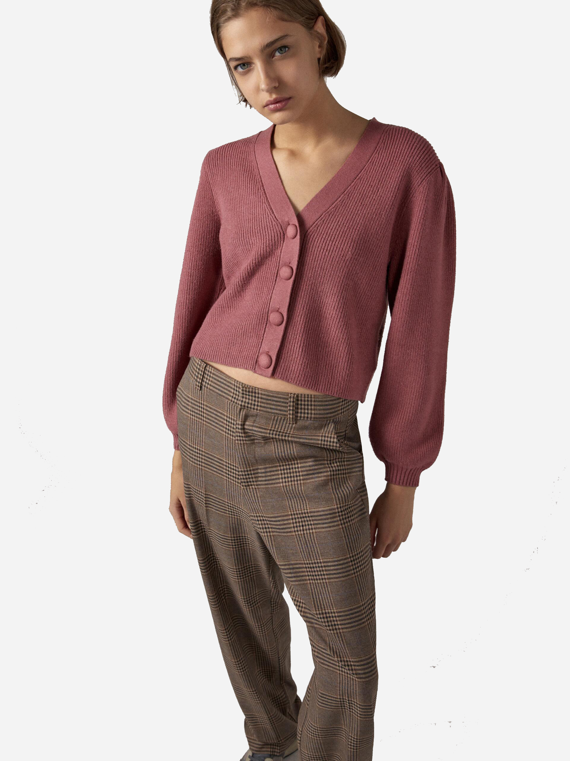 

Кардиган Zara 3471/104/664  Бордовый, Кардиган Zara 3471/104/664 L Бордовый