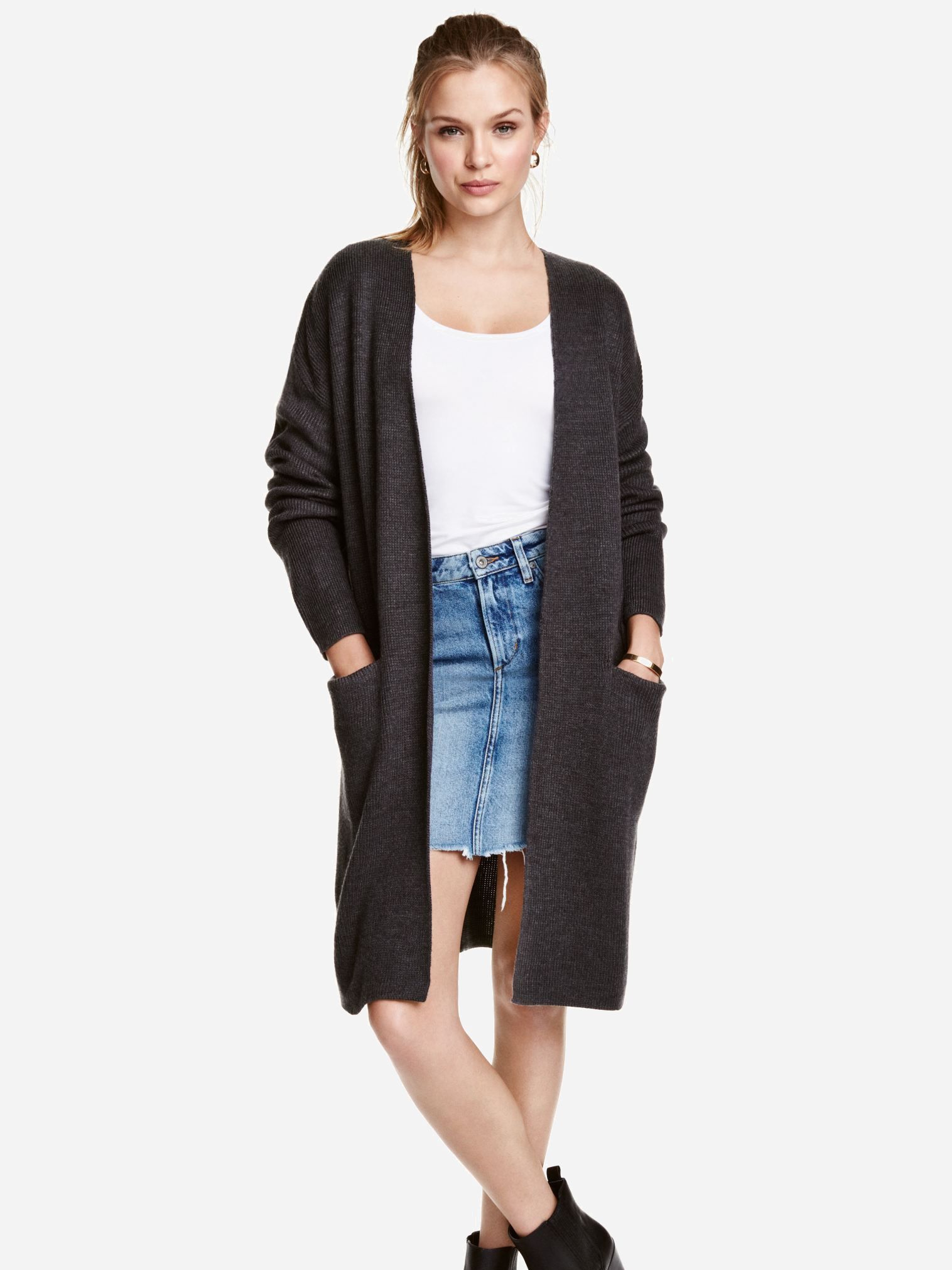 

Кардиган H&M 6198376  Темно-серый, Кардиган H&M 6198376 L Темно-серый