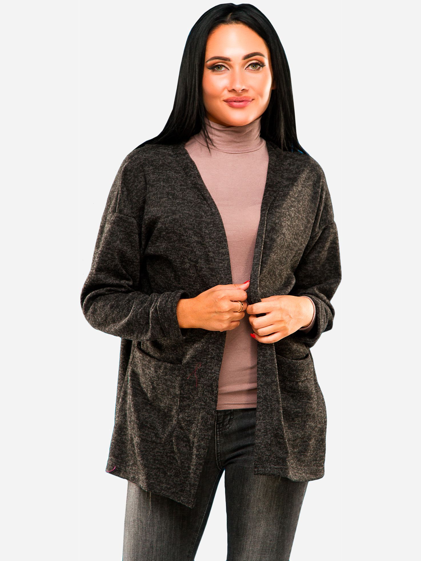 

Кардиган ELFBERG 322 - Черный, Кардиган ELFBERG 322 46-48 Черный
