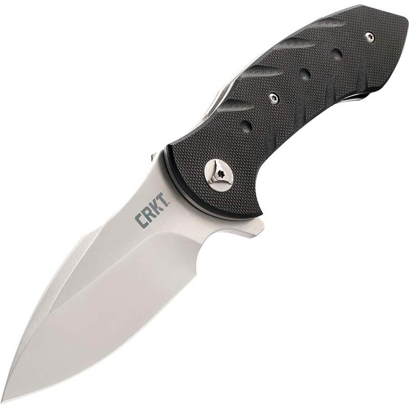 

Ежедневный EDC нож CRKT Terrestrial 3.36 inch Plain Edge Black Handle 5370C