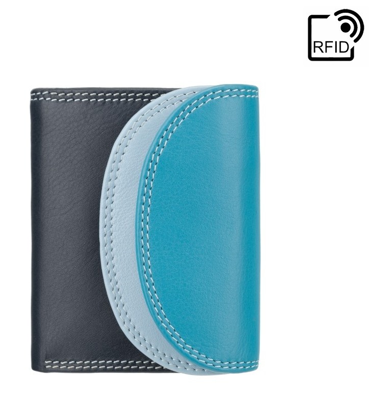 

Кошелёк Visconti RB126 BLUE M кожаный Голубой