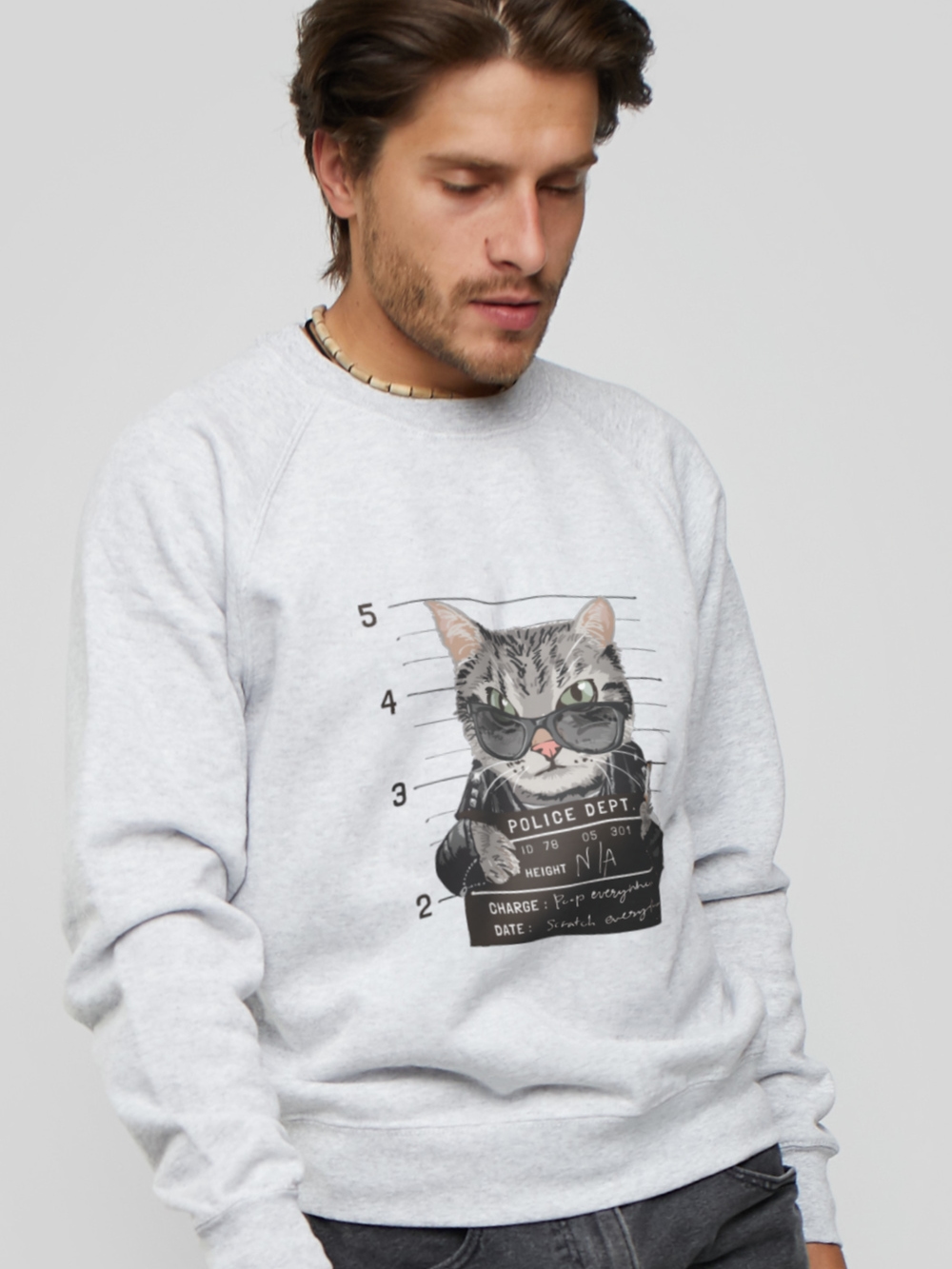

Свитшот YAPPI MSWG1212 XL Серый