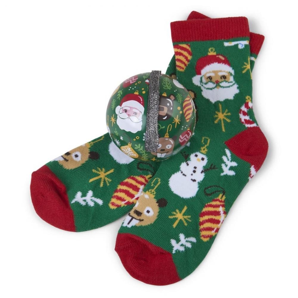 

Шкарпетки Hatley в ялинковій прикрасі Holiday Ornaments зелений O/S