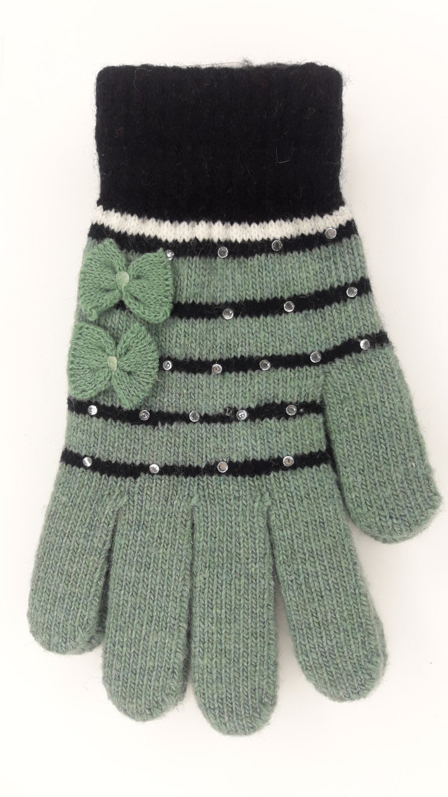 

Перчатки Gloves 13010 20см(р) зеленый с черным