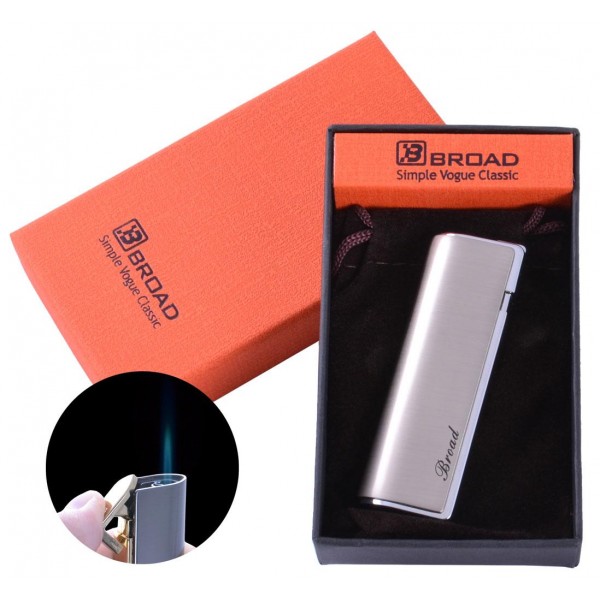 

Зажигалка газовая в подарочной упаковке (Острое пламя) XT-4974 Silver