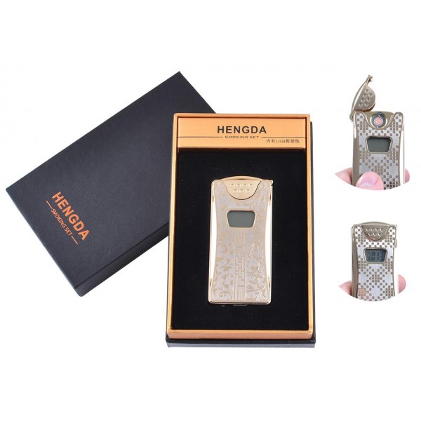 

USB зажигалка в подарочной упаковке Hengda (Спираль накаливания, Счетчик поджигов) XT-4873-1