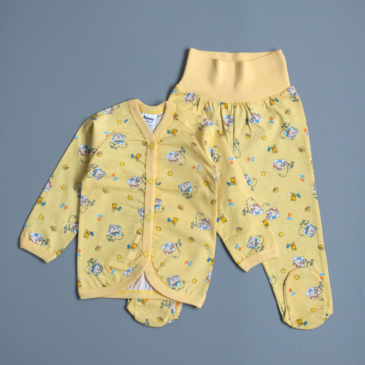 

Комплект Мишки Interkids 3-6 месяцев 68 см Желтый 5918