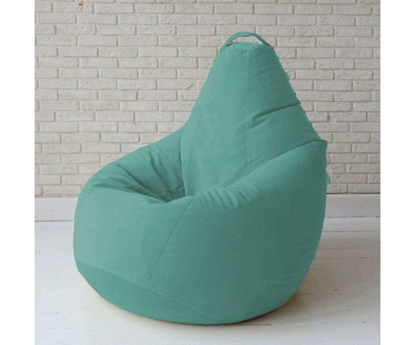 

Кресло-груша велюр мятный KatyPuf XL 125x90