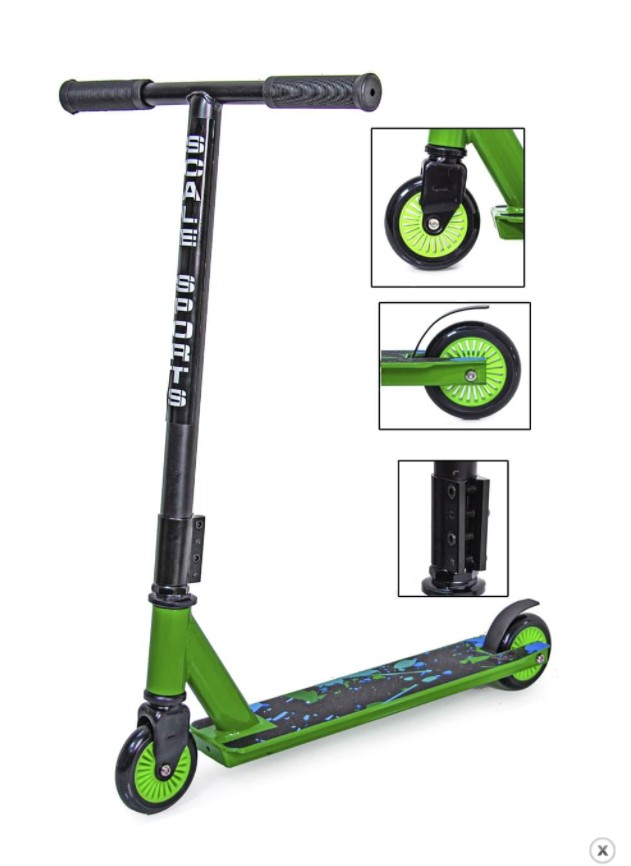 

Трюковый Самокат SCALE SPORTS TURBO, Зеленый