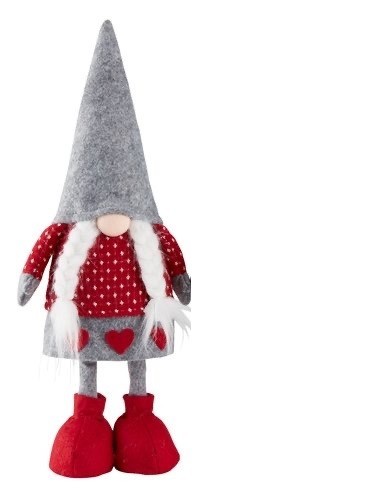 

Скандинавский гном 43 см HAPPY HOLIDAYS Фигурка под елку Эльф(EJ-43G)