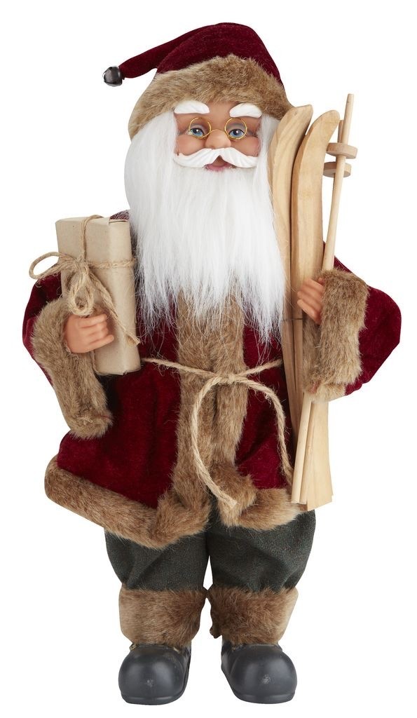 

Санта 41 см HAPPY HOLIDAYS Фигурка Дед Мороз под елку (SC-41R)