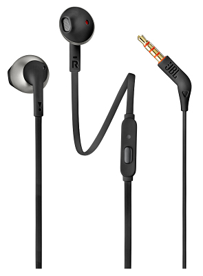 

Проводные наушники JBL T205 Black (JBLT205BLK)