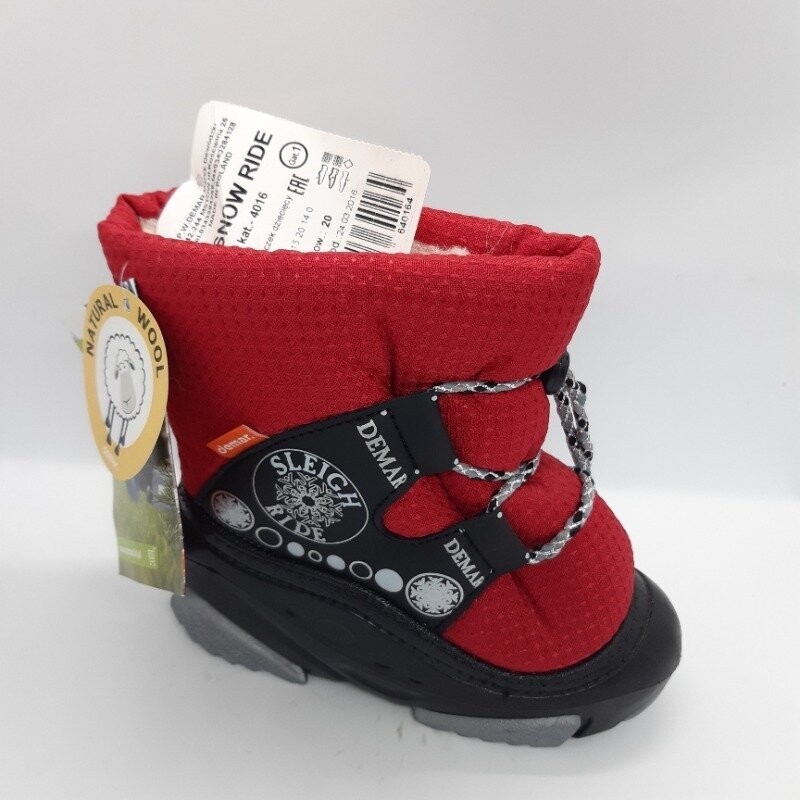 

Зимние сапожки Demar Snow Ride красные 26/27 р 17,7 см ZD-0154