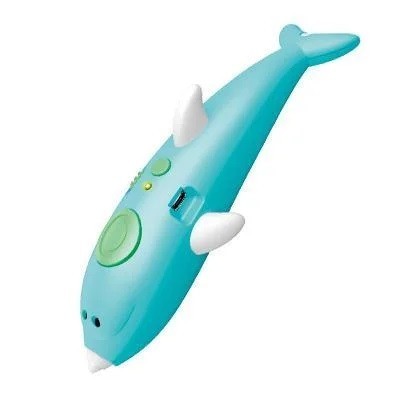 

Ручка 3D аккумуляторная с трафаретом дельфин 3D pen K9903 Берюзовый (М- 13664)