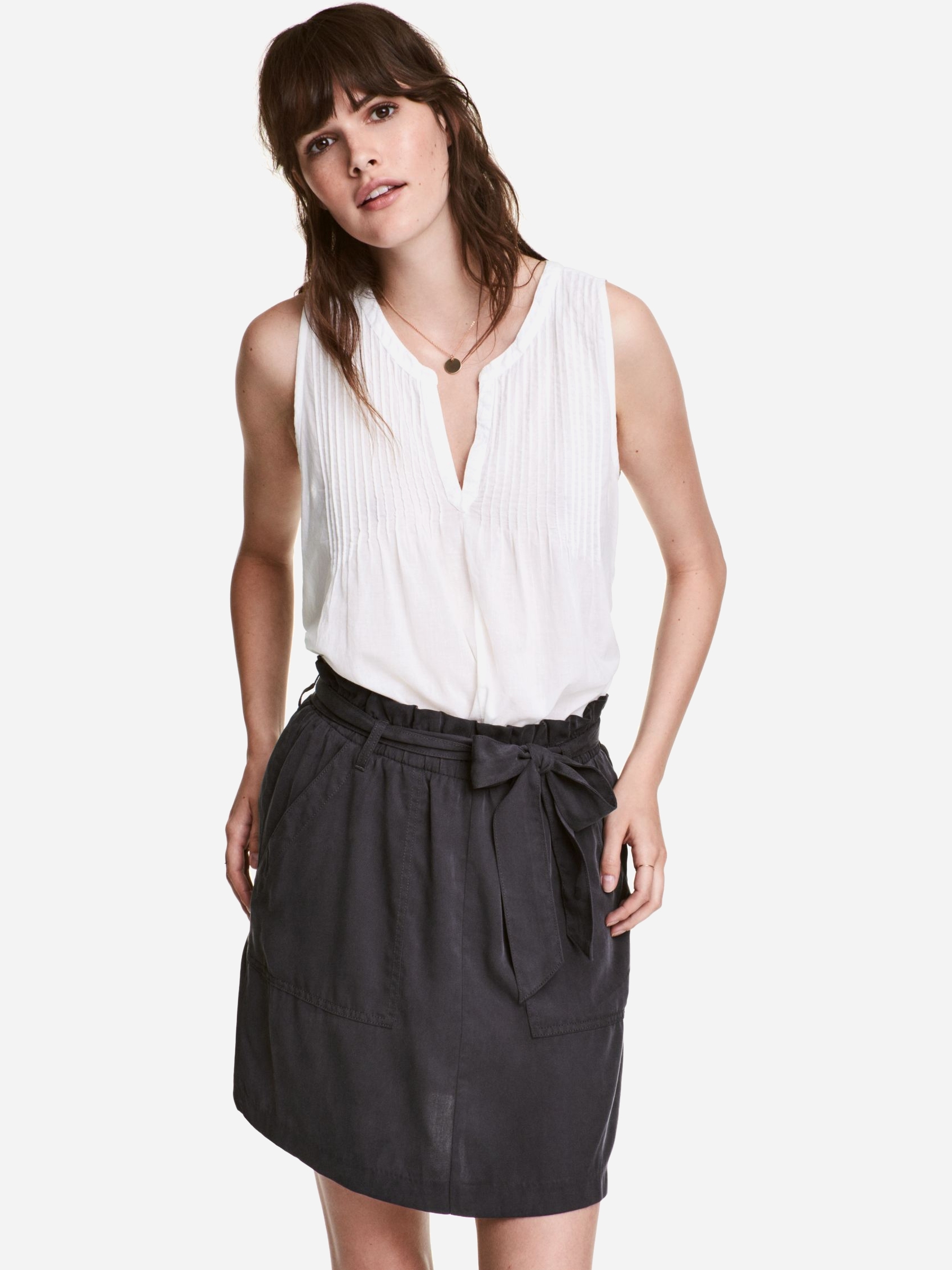 

Юбка H&M 3hm08110155  Темно-серая, Юбка H&M 3hm08110155 42 Темно-серая