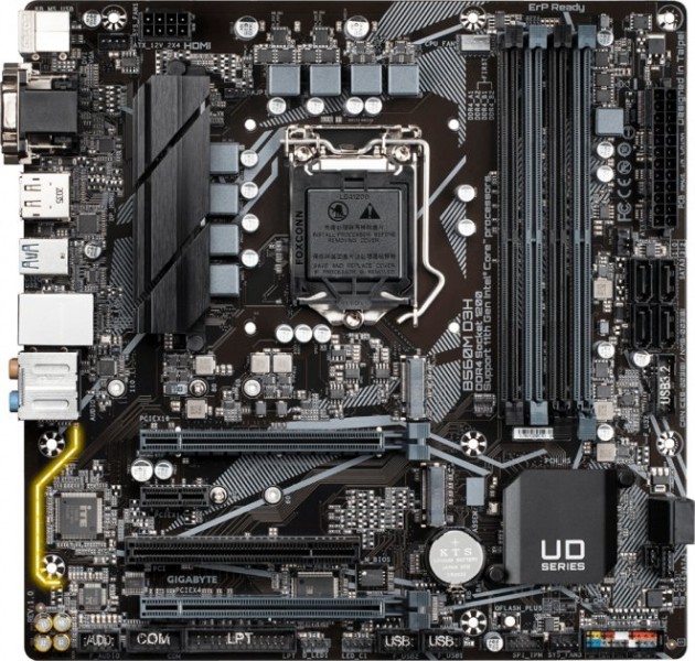 

Материнская плата Gigabyte B560M D3H (F00254518)