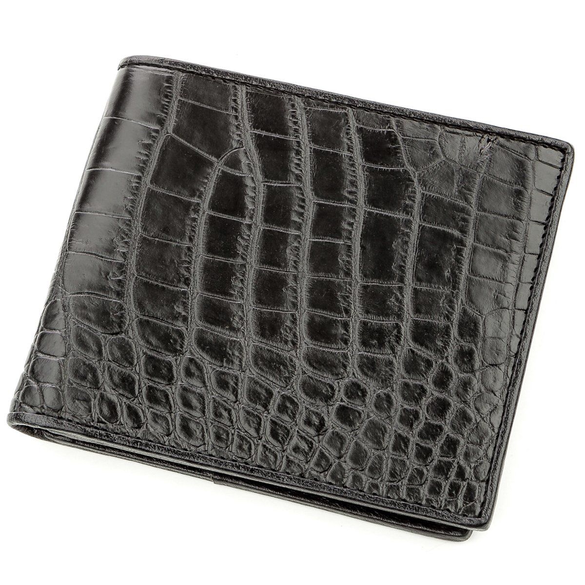 

Кошелёк CROCODILE LEATHER 18578 Кожа крокодила Черный