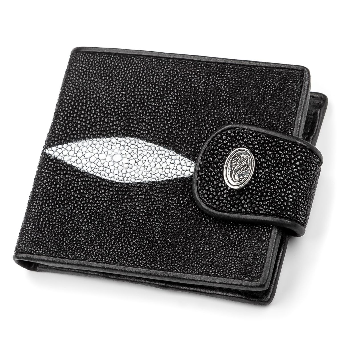 

Кошелёк STINGRAY LEATHER 18002 Кожа ската Черный