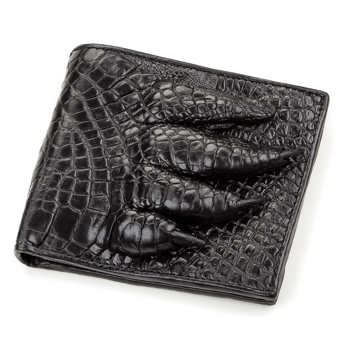 

Кошелёк CROCODILE LEATHER 18200 Кожа крокодила Черный