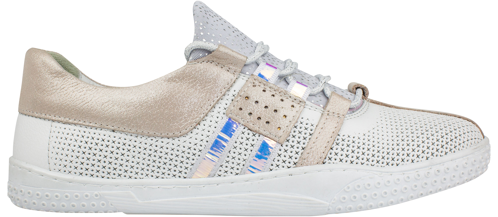 

Кеды женские летние белые натуральная кожа Турция Springer - размер 37 (23,5 см)