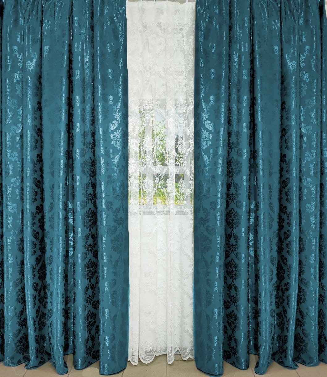 

Комплект Штор Блэкаут двусторонняя гобелены ультрамарин 100х250