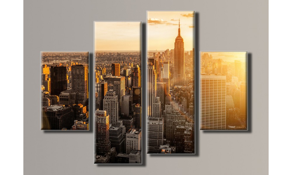 

Модульная картина на холсте "New York City 6" Holstart 77х102 см
