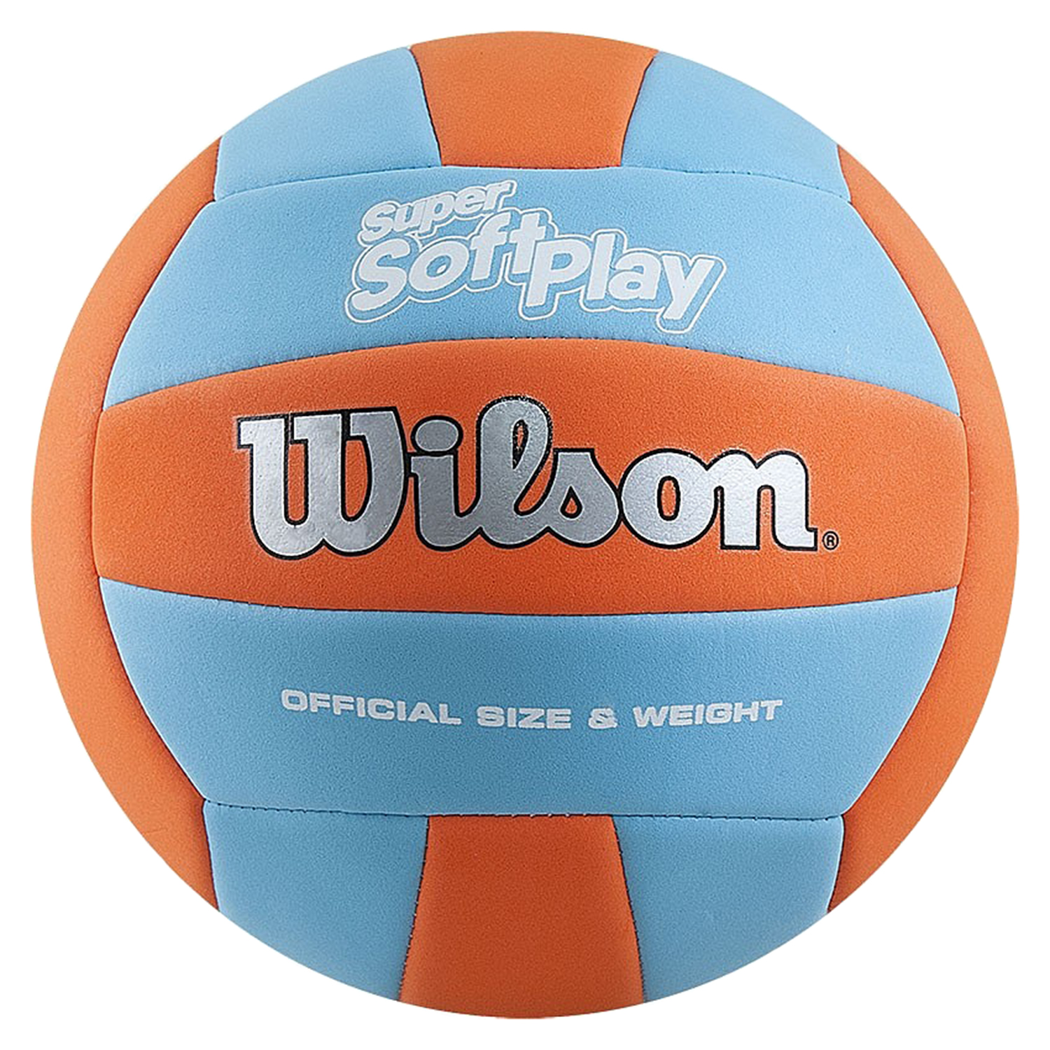 

Волейбольный мяч Wilson Super Soft Play Orange\Blue (арт. WTH90119XB)