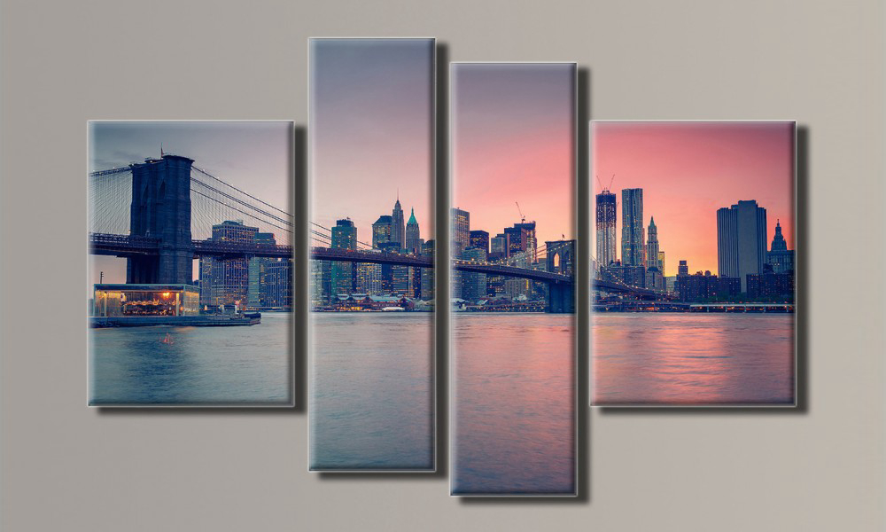 

Модульная картина "New York City 4" Holstart 87х132 см