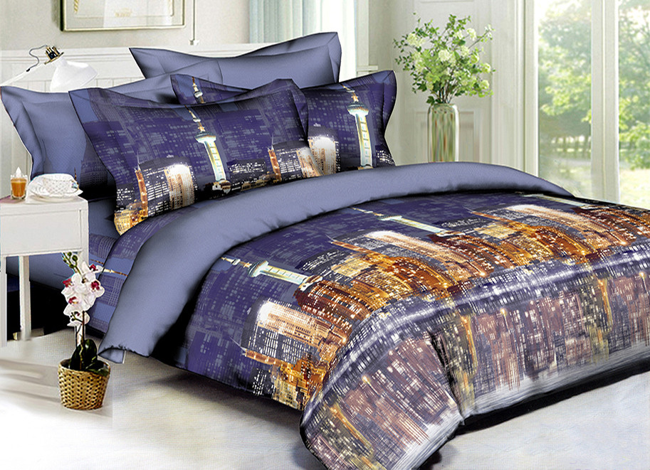 

Двуспальный комплект постельного белья евро 200*220 ранфорс TM KRISPOL Украина