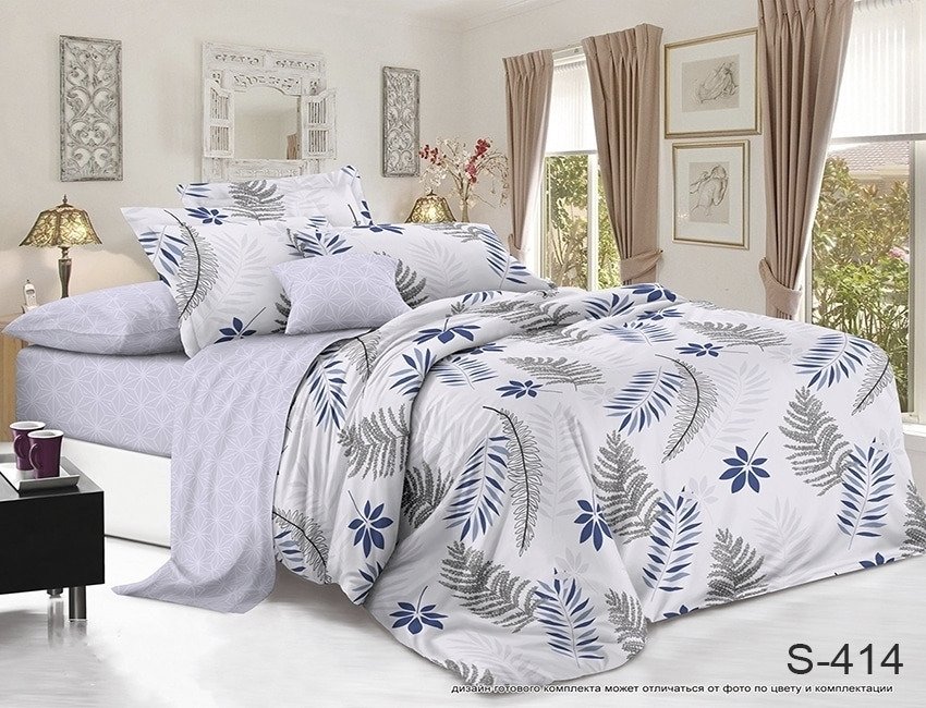 

Постельное белье сатин TAG tekstil S414 Двуспальный