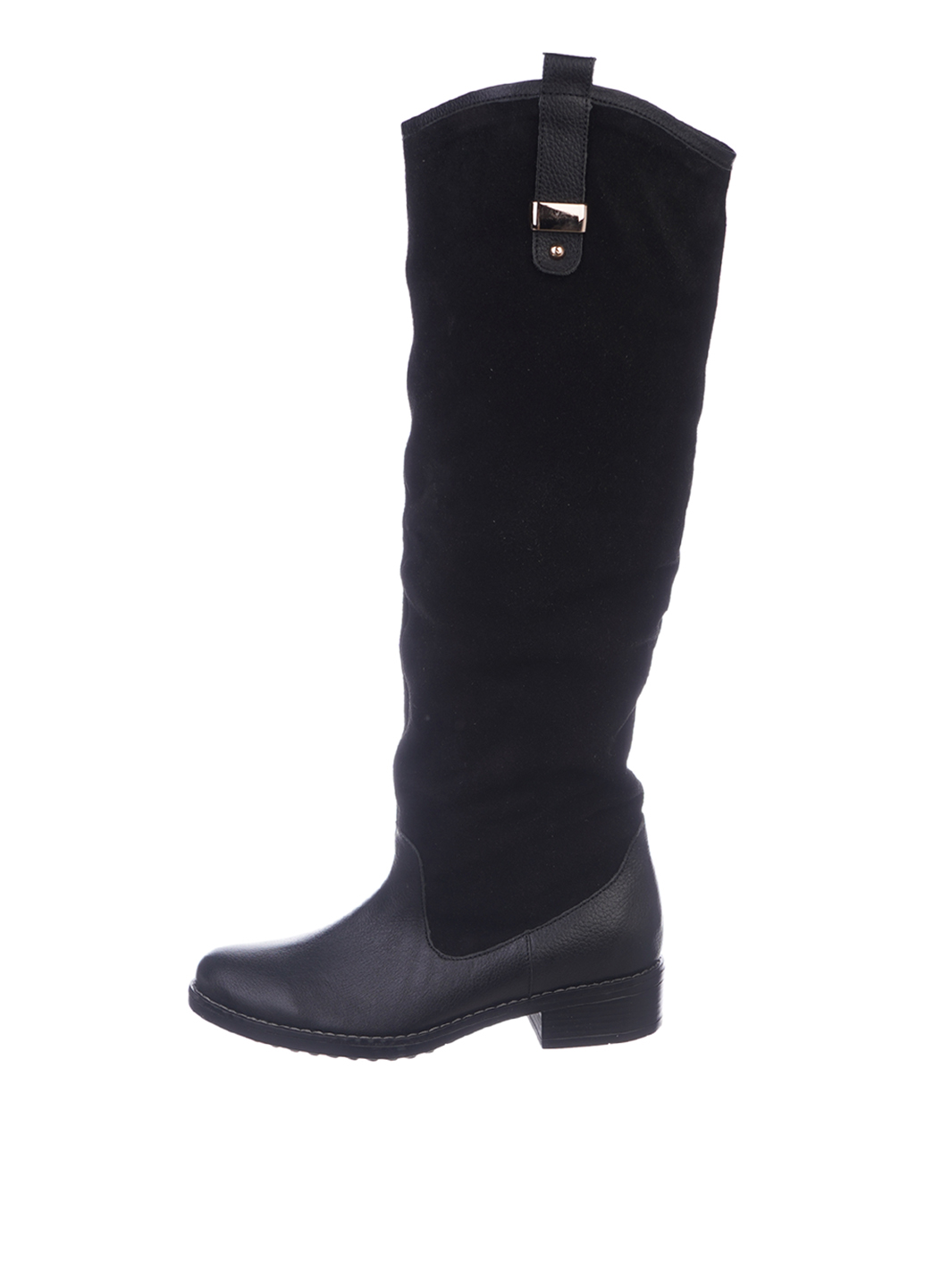 

Сапоги женские демисезонные чёрные натуральная замша Украина Avis - размер 36 (23,5 см)