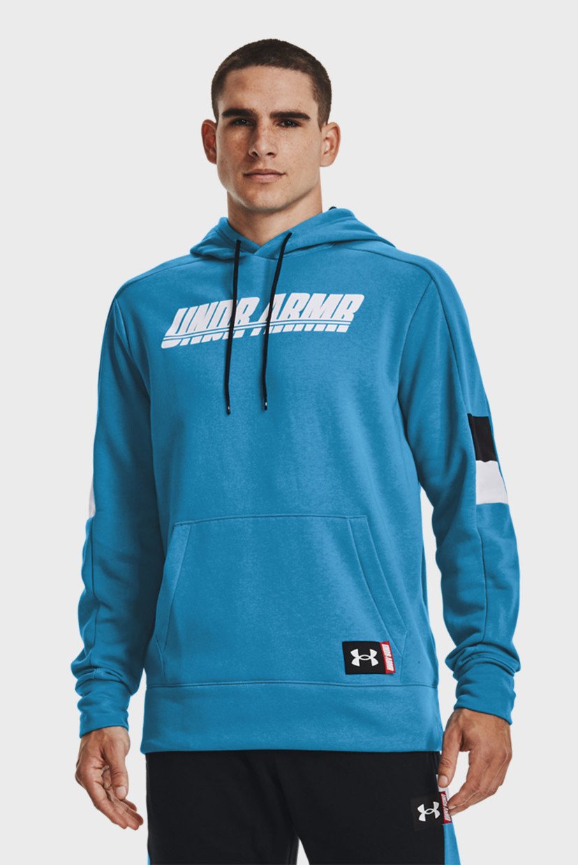 

Мужское голубое худи UA BASELINE FLEECE P/O HOODY Under Armour  1366528-422, Мужское голубое худи UA BASELINE FLEECE P/O HOODY Under Armour SM 1366528-422