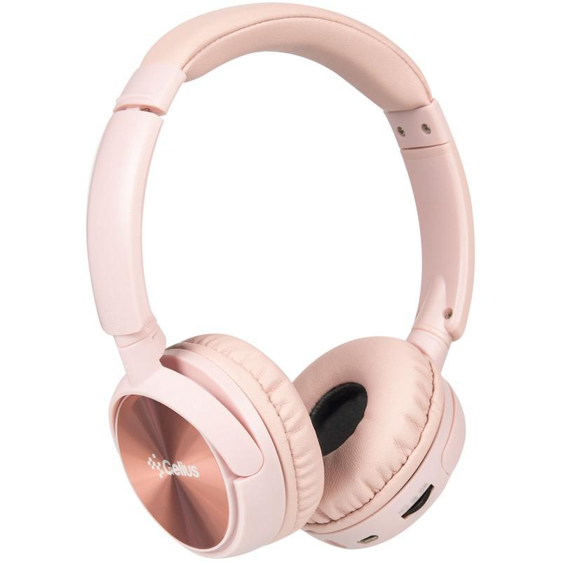 

Наушники гарнитура накладные Bluetooth Gelius Pro Crossfire GP HP-007 Pink