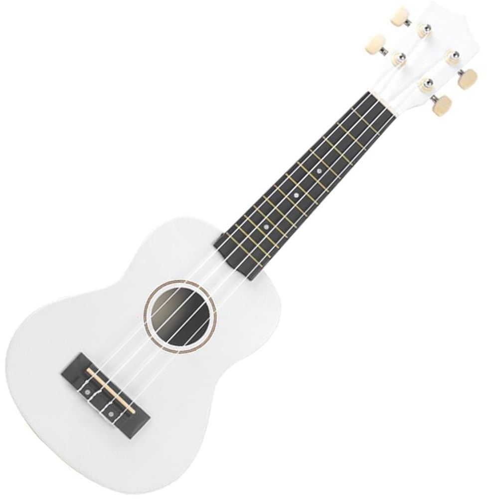 

Укулеле электроакустическая Alfabeto Carbuku21 EQ White + bag (41-14-2-1)