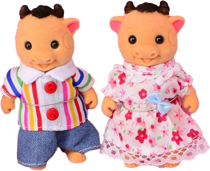 

Фигурки Na-Na Лесные зверята Коровы IF243 (T48-015)