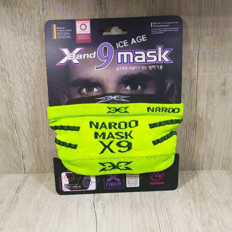 

Маска захисна для обличчя Naroo Mask X9 салатова