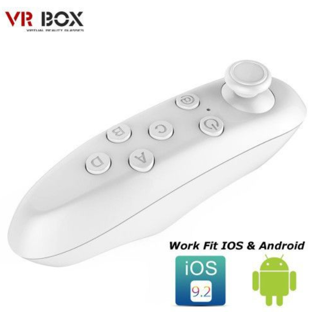 

Джойстик для VR BOX очков VR Controller T2 Bluetooth пульт ДУ Android, PC, IOS, белый (KG-2771)