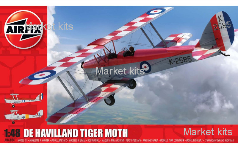 

Биплан De Havilland D.H.82a Tiger Moth 1:48 Airfix (AIR04104)