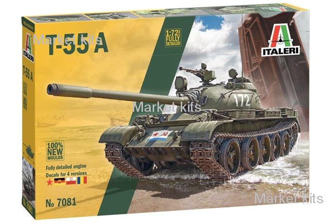 

Средний танк Т-55 А 1:72 ITALERI (IT7081)