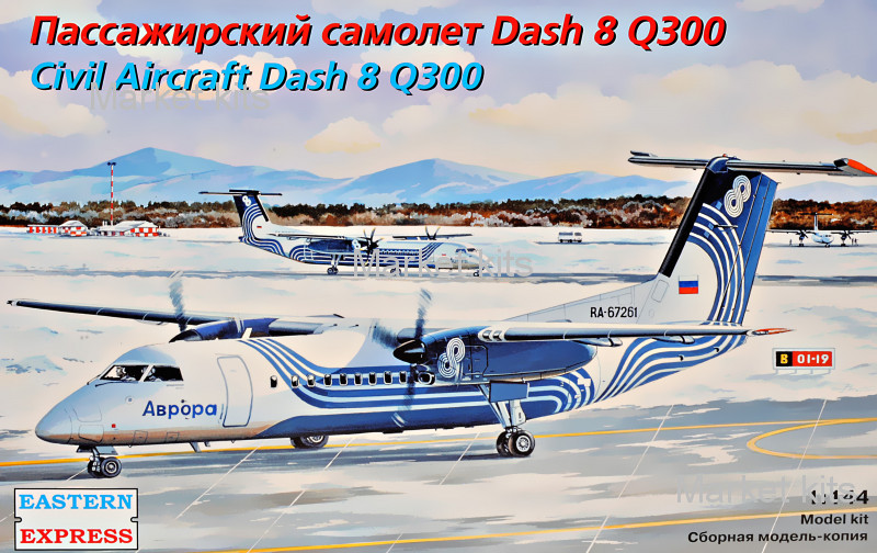 

Пассажирский самолет Dash 8 Q300 "Aurora" 1:144 Eastern Express (EE144134)