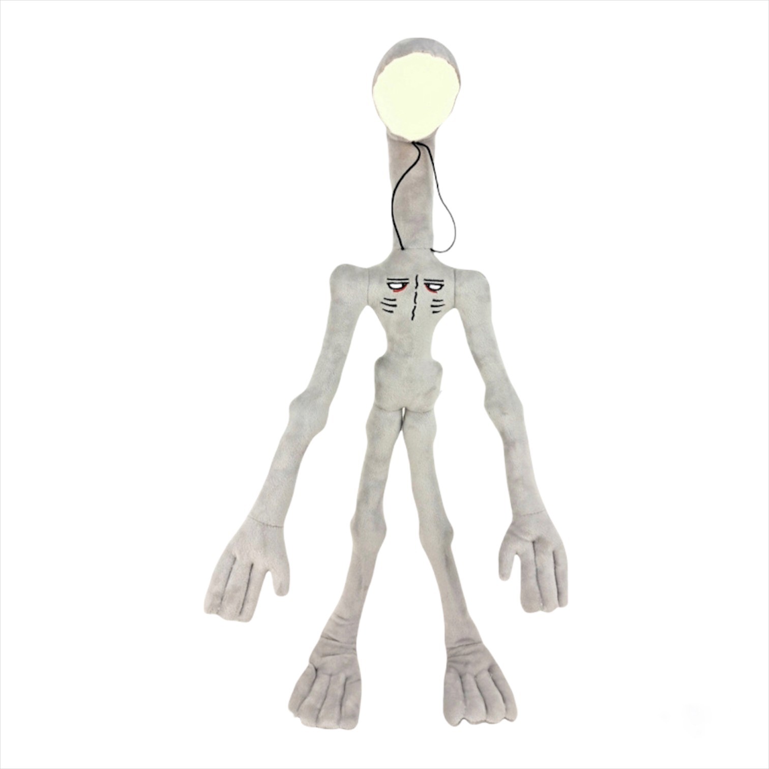 

Мягкая Игрушка Сиреноголовый Фонареголовый Original Siren Head 60 см Серый