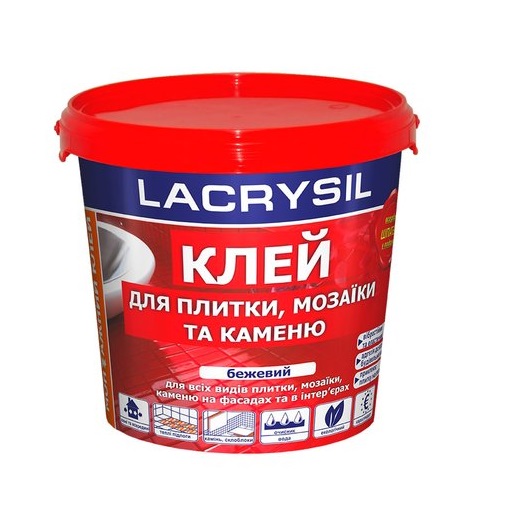 

Клей монтажный акриловый Lacrysil Для плитки, мозаики и камня 8 кг Бежевый (172247)